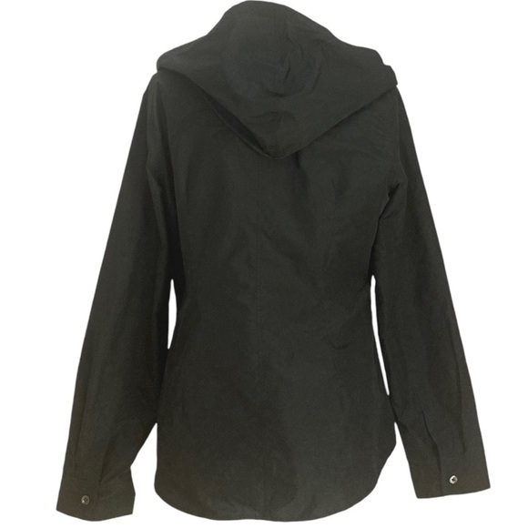 Peter O. Mahler Hooded Ultra Lightweight Rain Jacket  Black Made in Germany - Picture 9 of 11